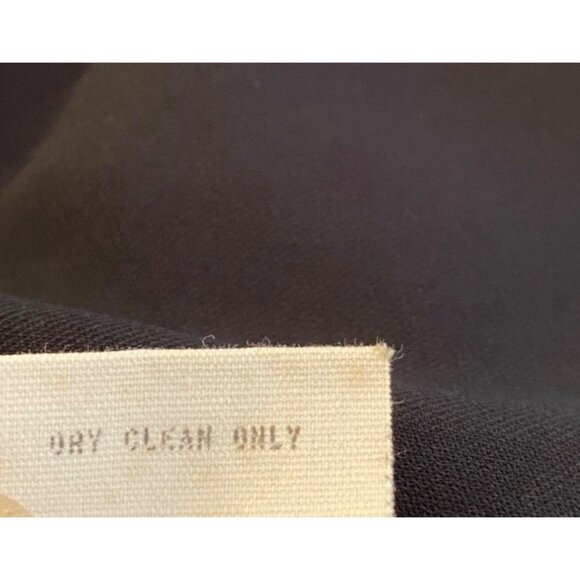 Donna Ricco Black Button-Front Dress Short Sleeve Collared Size 6 - Picture 5 of 11